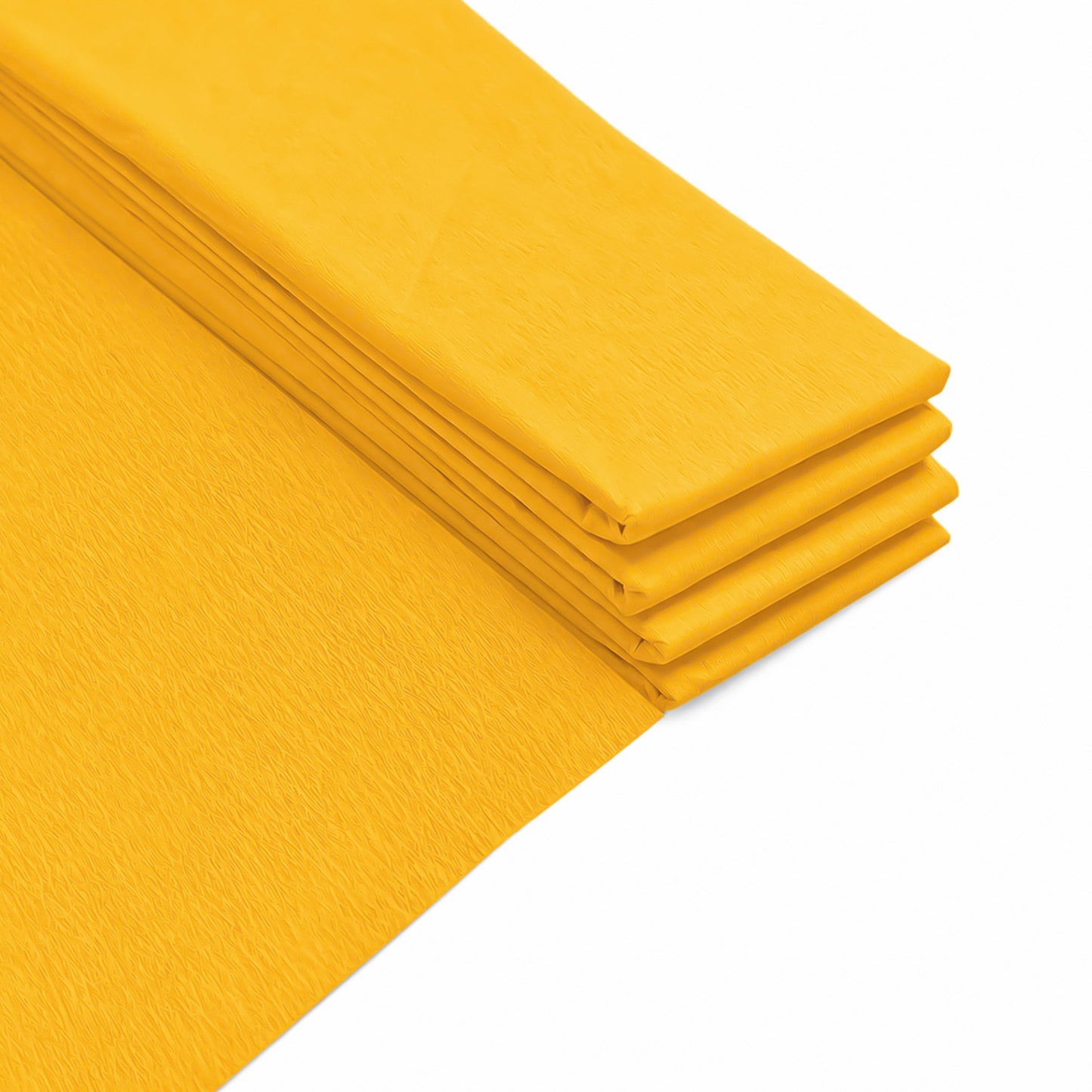 Pack of 20 Orange Crepe Paper Sheets 50cm x 2m 17GSM 35% Stretch Craft Paper