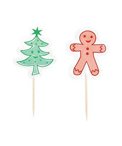 30 Christmas Cupcake Cases & Toppers