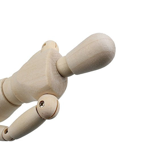 3 x Assorted Size Artists Wooden Manikin Movable Limbs Human Joints Manikins Manakin Mannequin