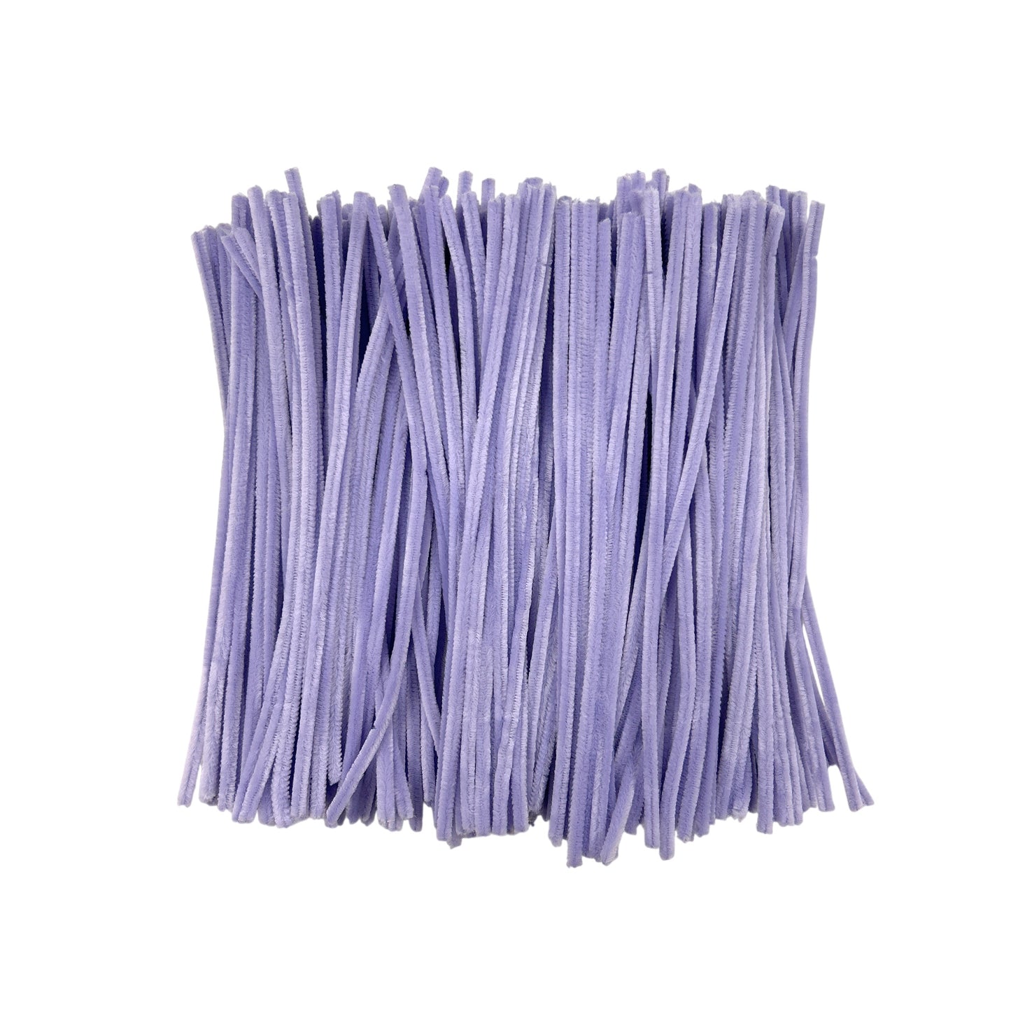 Pack of 500 Lilac Coloured Pipe Cleaners 30cm x 6mm Craft Chenille Stems