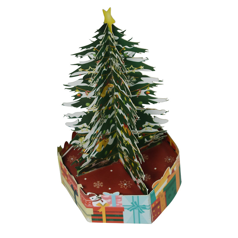 Season’s Centerpiece Xmas Tree 3D Pop Up Christmas Card