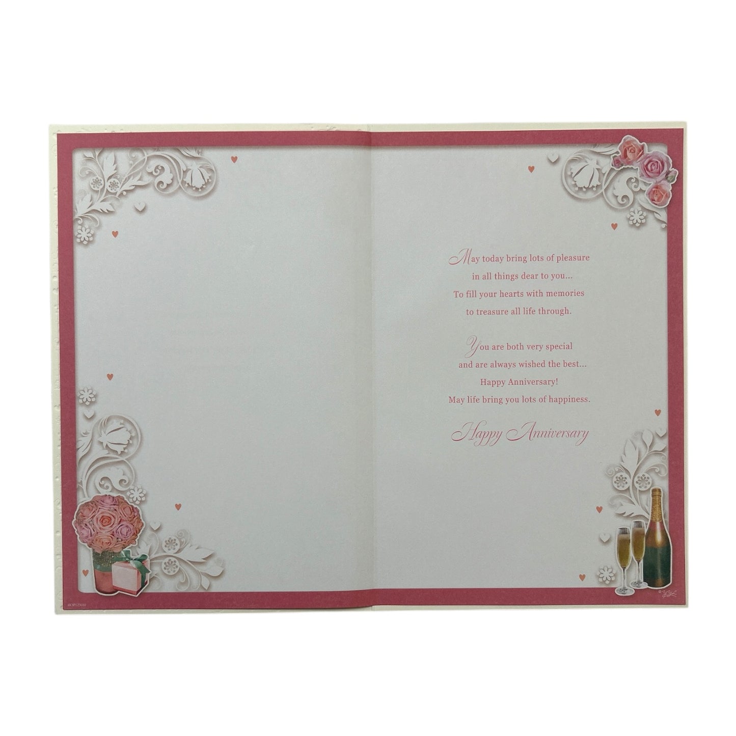 Wishing You a Happy Anniversary With Best Wishes Opacity Card