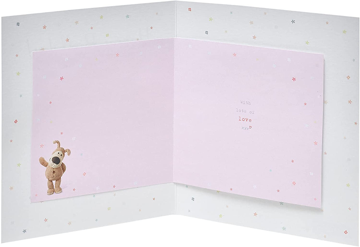 Boofle at Window Birthday Card