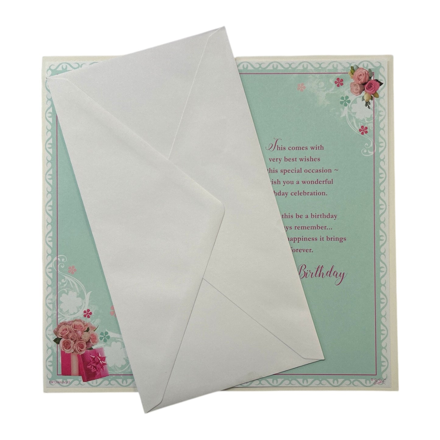 Happy Birthday 100 Today! Open Female Soft Whispers Card