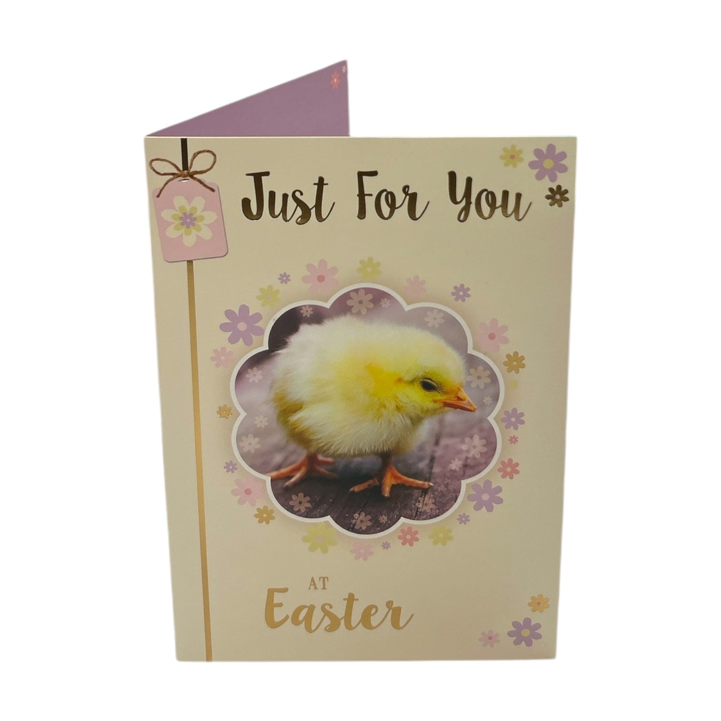 Just For You Cute Chick Design Happy Easter Greeting Card