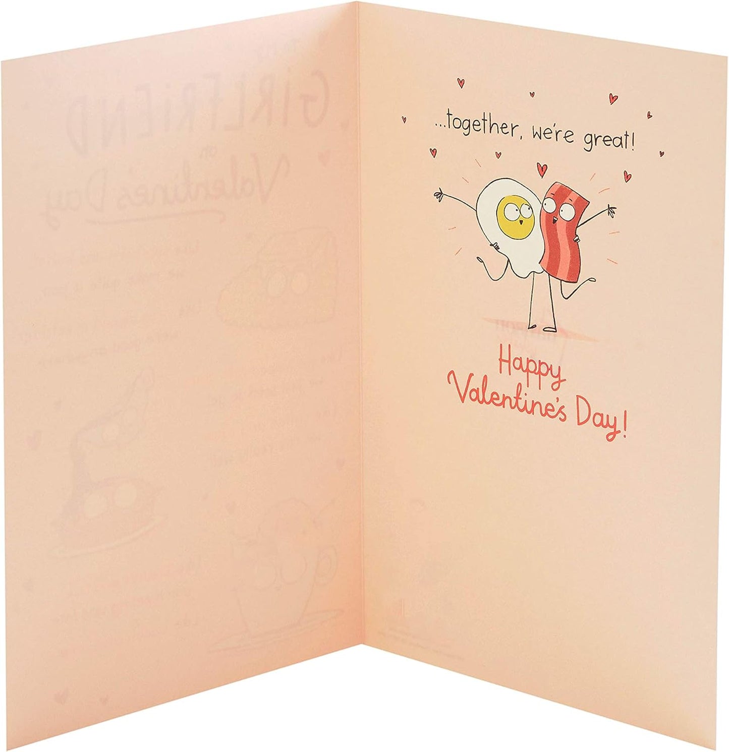 Together We're Great Girlfriend Funny Valentine's Day Card