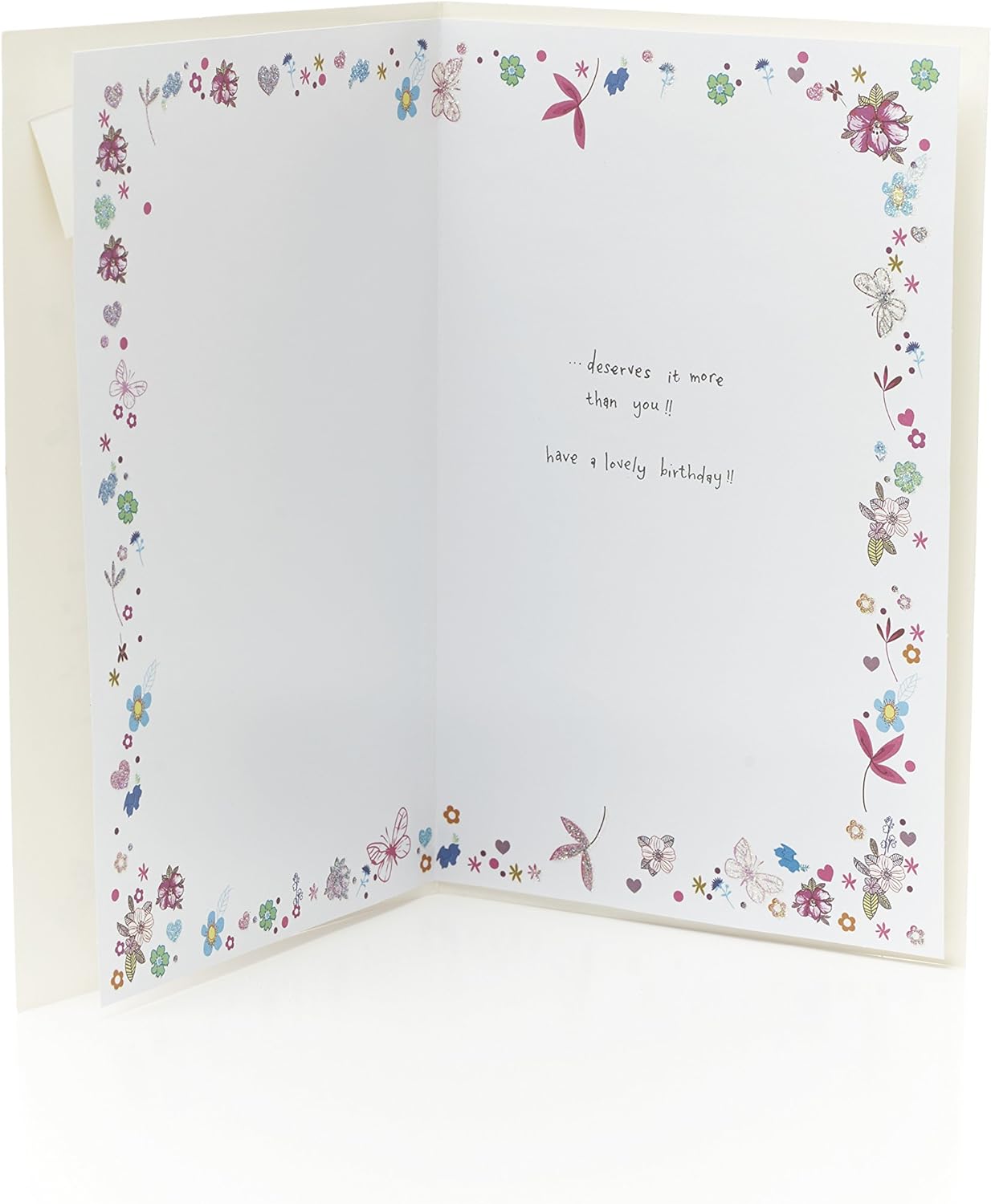 Girl on Cake Design Daughter Birthday Card