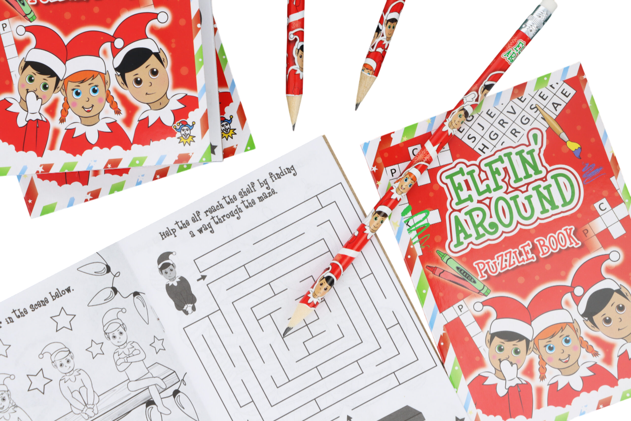 Mini Elfin Around Puzzle Book