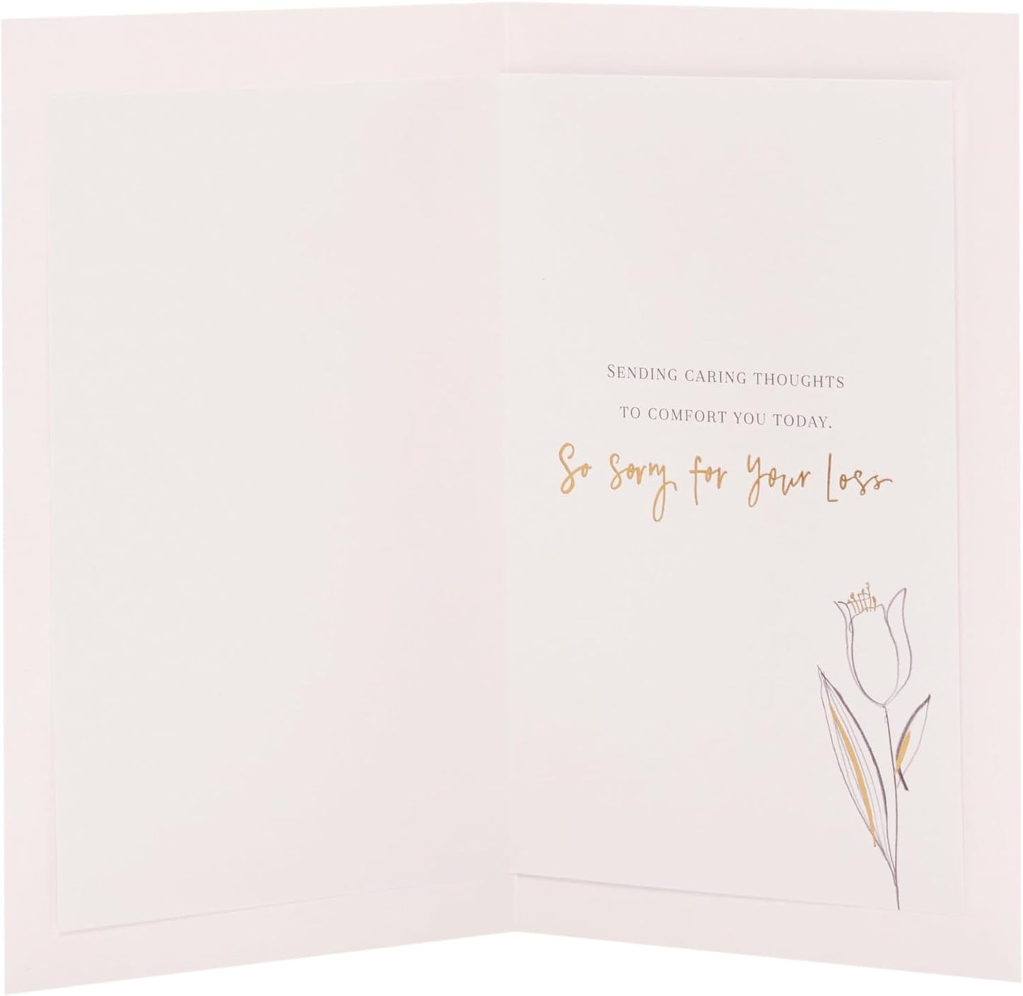 Tulip Design Sympathy Card