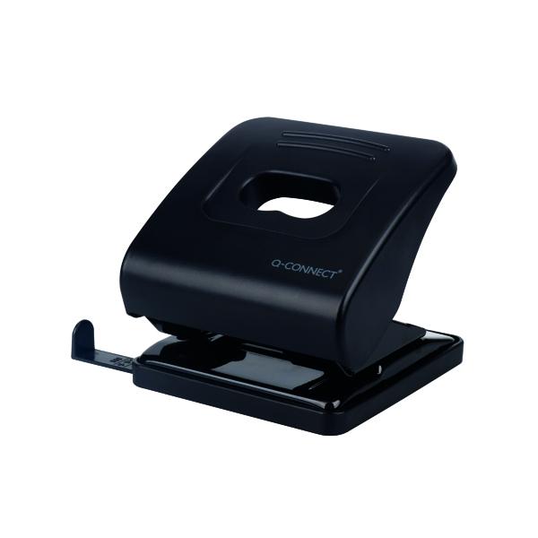 30 Sheet Black Standard Duty Hole Punch 827P