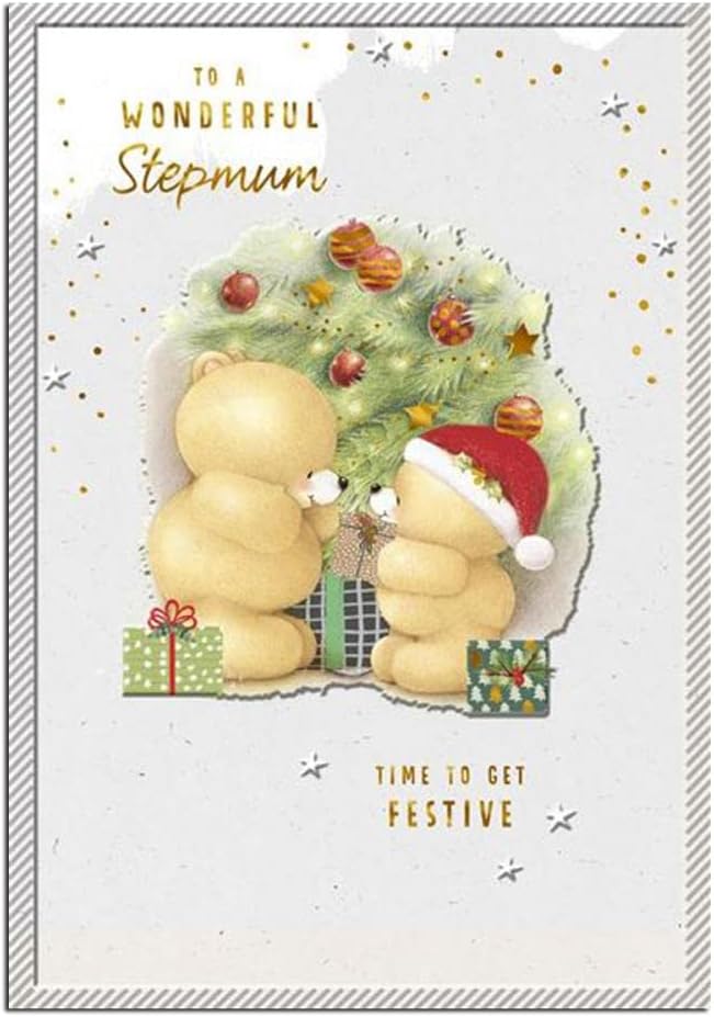 Forever Friends Wonderful Stepmum Christmas Card