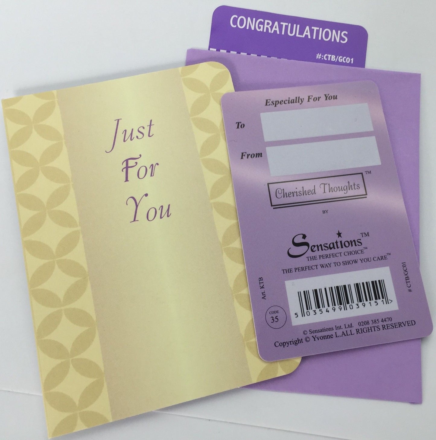 Congratulations... (Sentimental Keepsake Wallet / Purse Card)