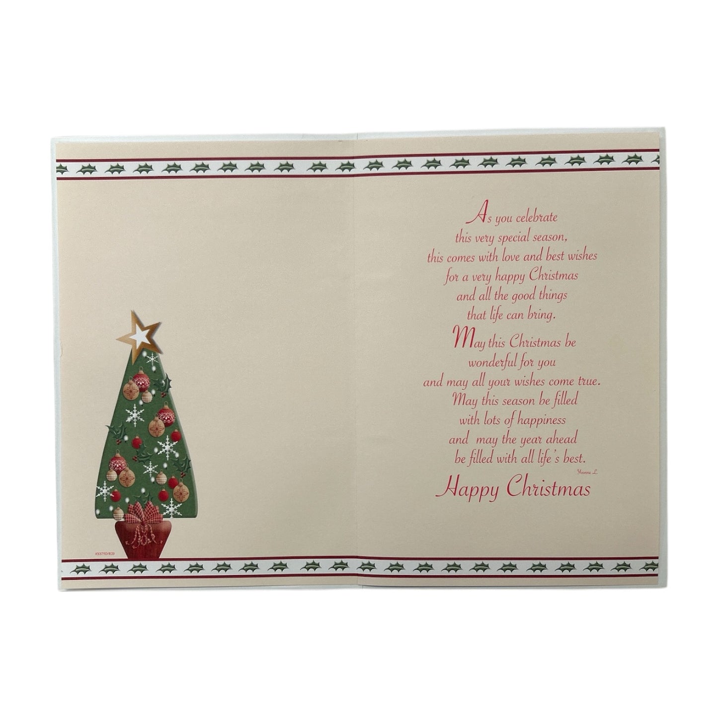 For Special Grandson Sweet Sentiments Traditional Christmas Card