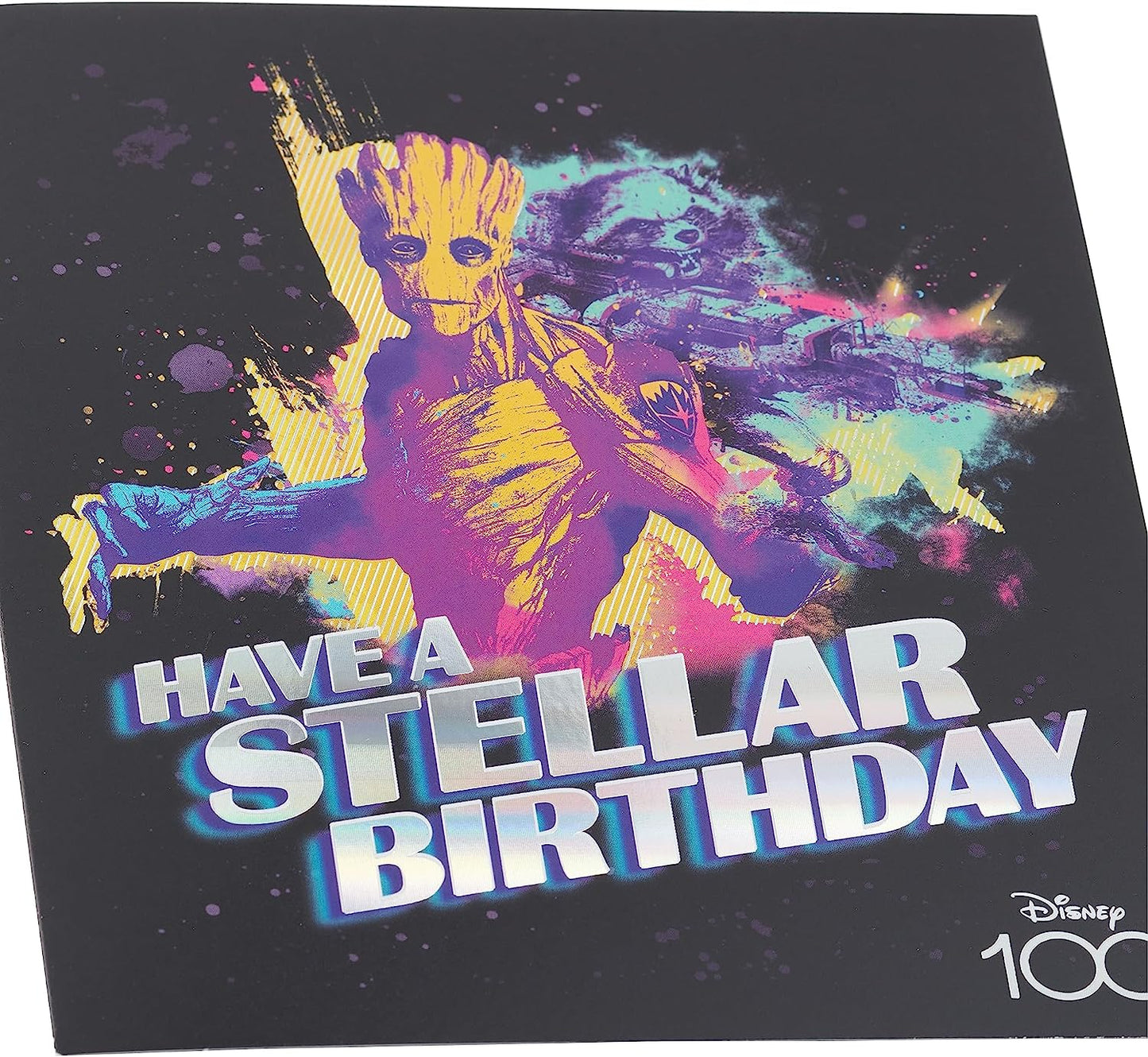 Bold Design, With Groot Marvel Birthday Card For Him, Boy, Friend