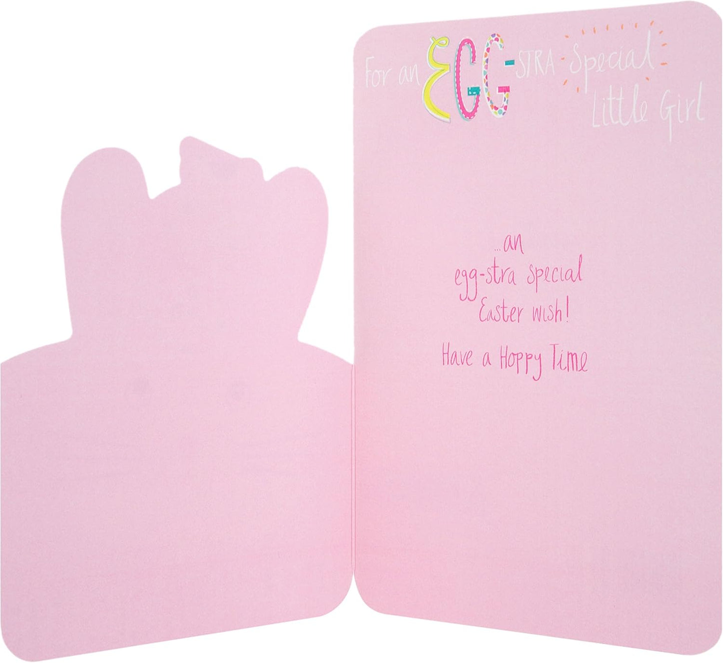 "Little Girl" Cat Design Easter Card