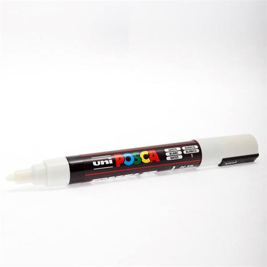 White Uni Posca Pc-5M Medium Bullet Tip Permanent Marker Pen