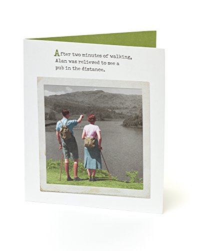 Birthday Waving at Trains vintage Photo Humour Design Card