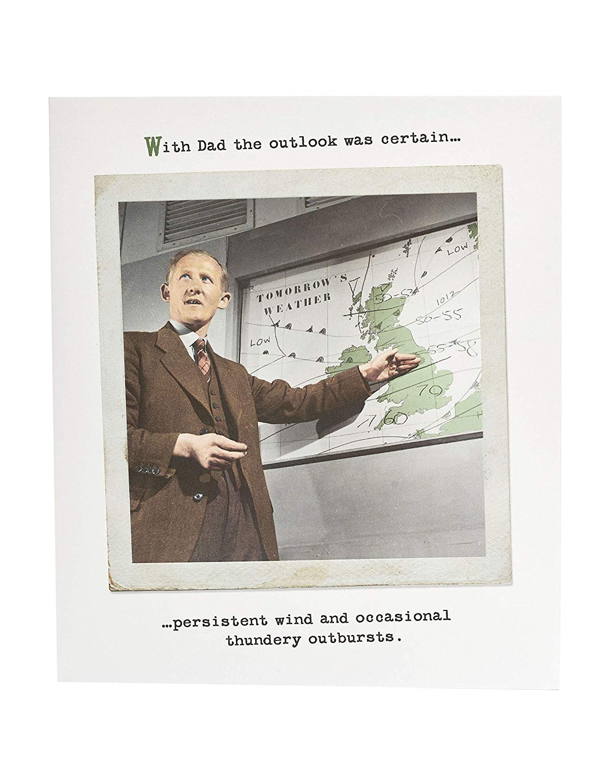 Funny vintage style Father's Day Card For Dad