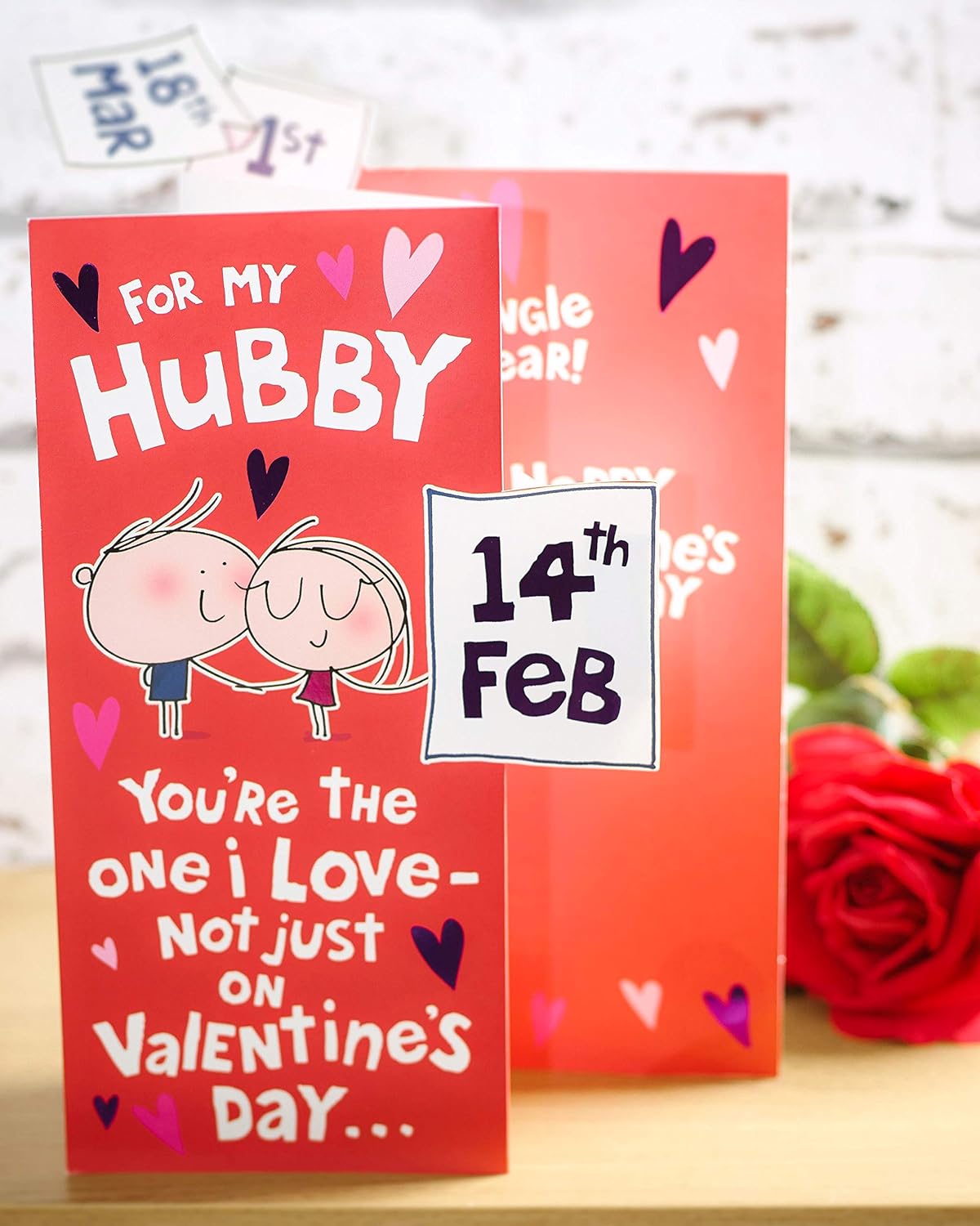 For My Husband Pop-Up Valentine's Day Card
