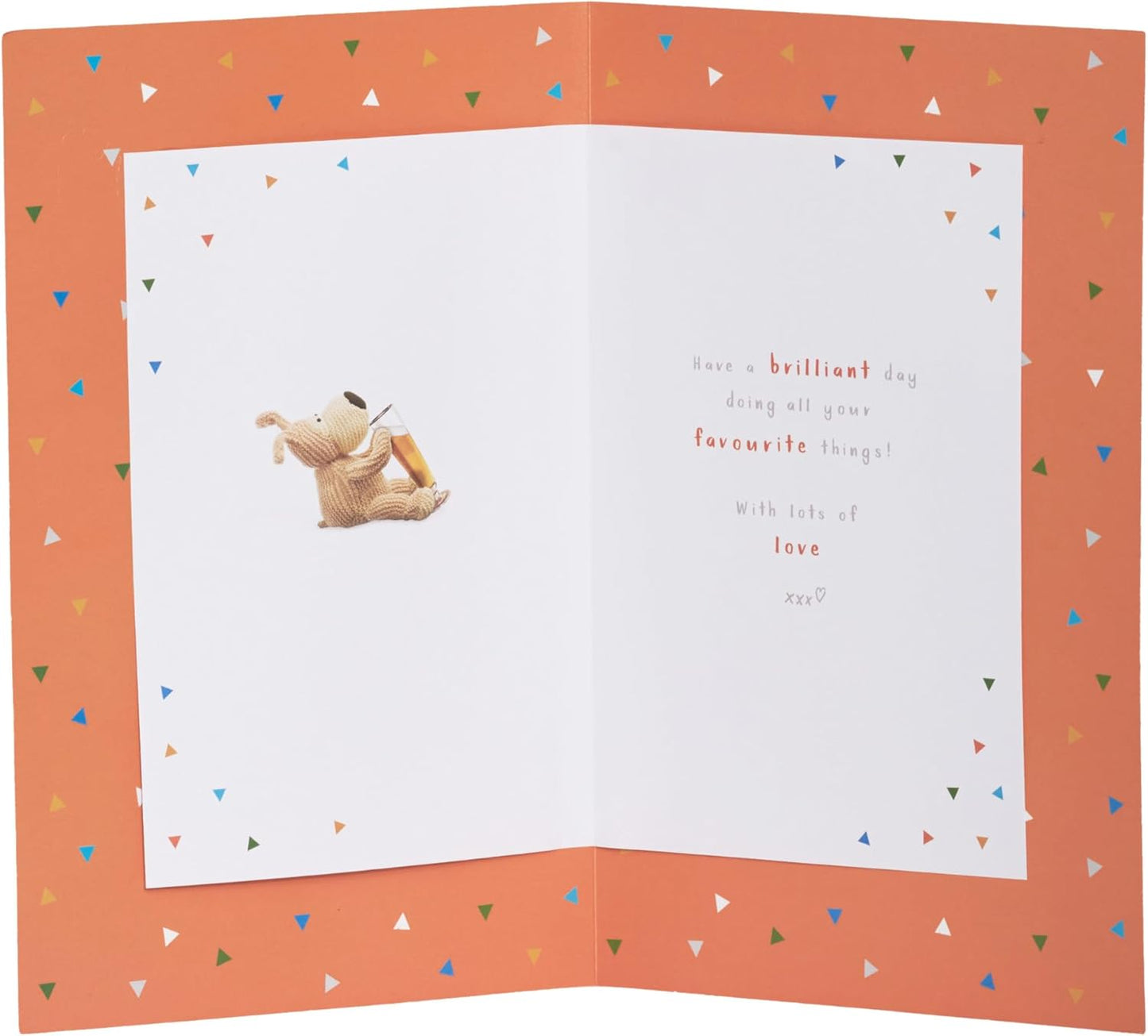 Boofle with Pint Glass Cheers! Father's Day Card for Dad, Grandad, Husband