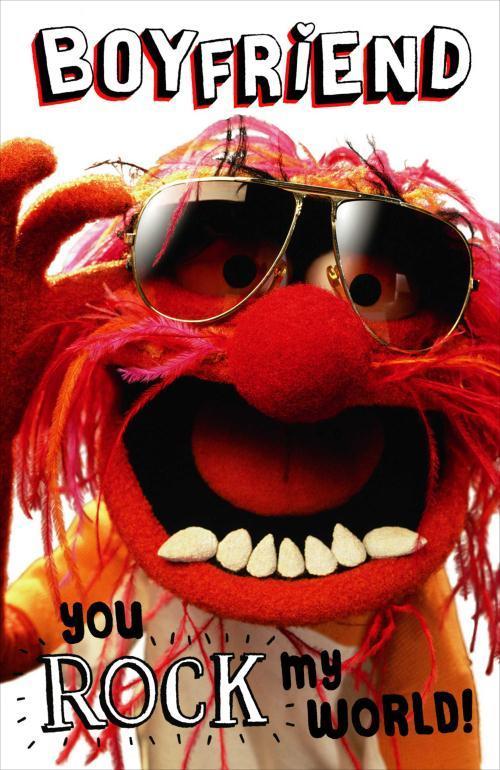 Boyfriend Muppets Animal Valentine's Day Disney Greetings Card