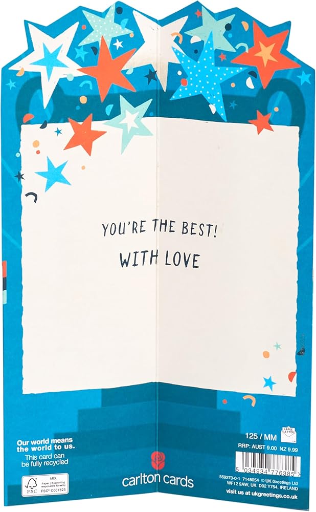 Trophy Design Father's Day Card