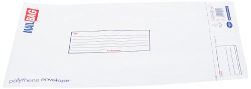 Pack of 25 Medium Polythene Mail Bags 24 x 32cm