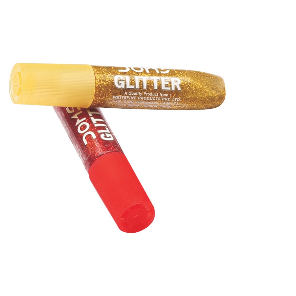 Pack of 6 Doms Assorted Glitter Tubes