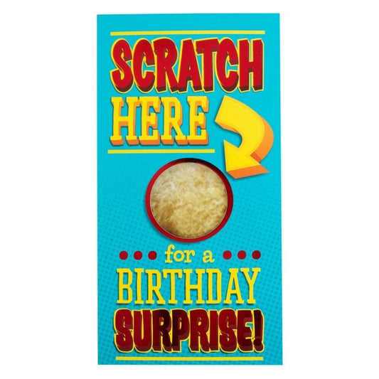 Birthday Card Scratch Here Surprise Funny