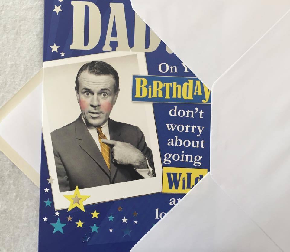 For Dad Wild And Silly Witty Words Birthday Card