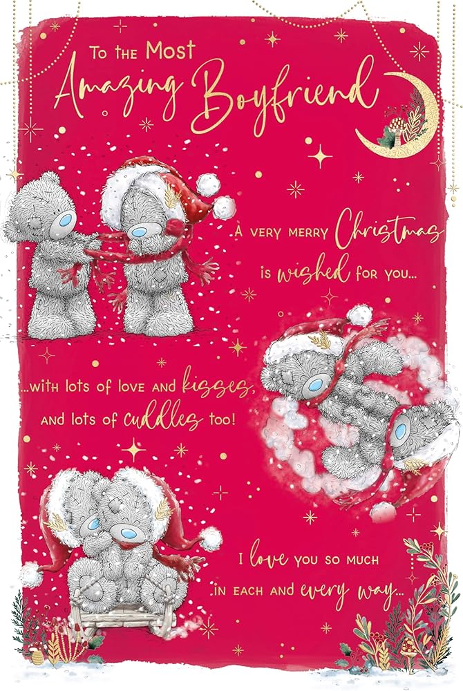 Bears Storyboard having Xmas Fun Boyfriend Christmas Card