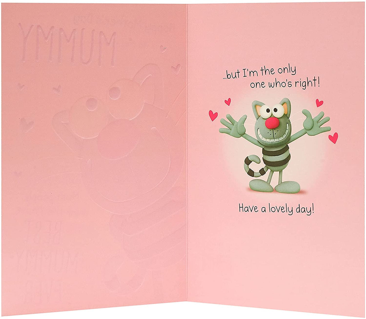 Cute Cat Best Mummy Ever Mother's Day Card