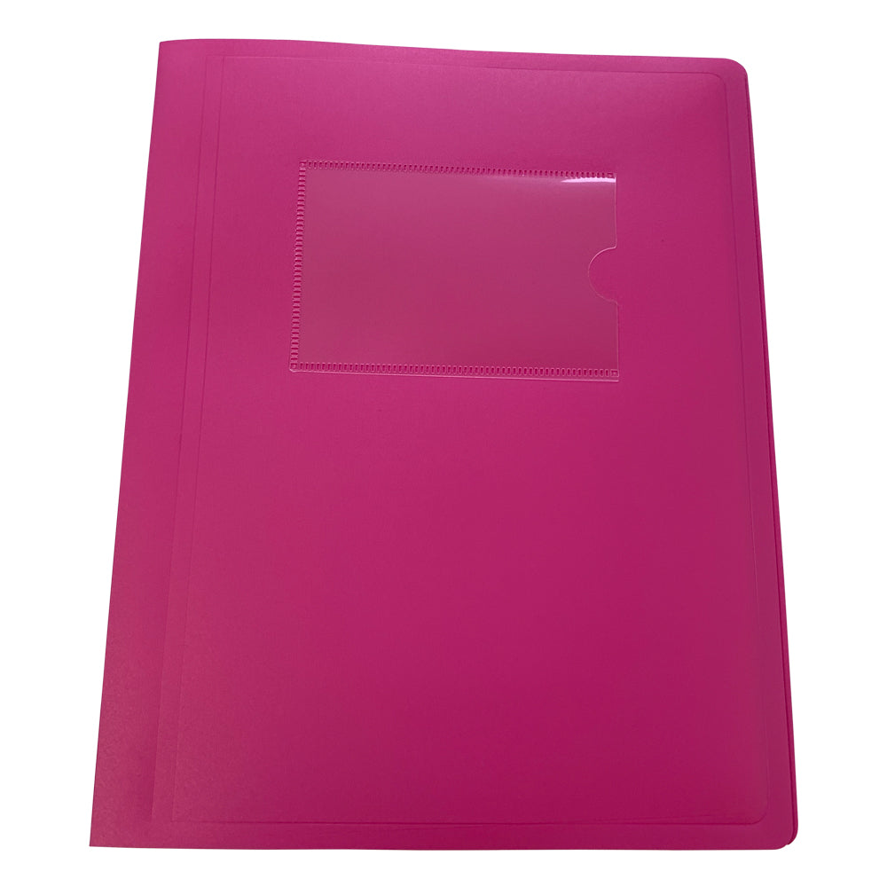 Pack of 5 A5 40 Pocket Pink Flexible Cover Display Books