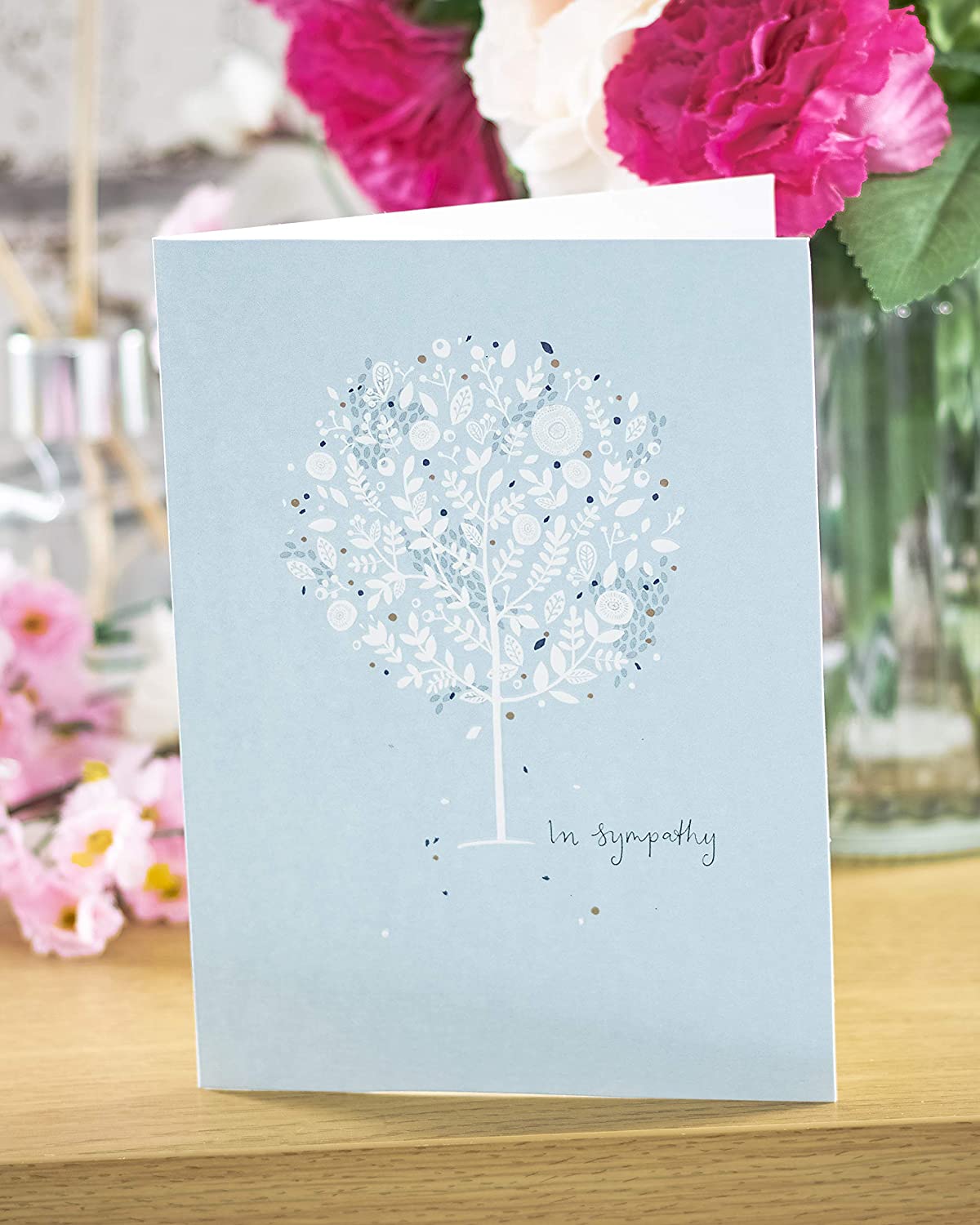 Sympathy 'So sorry for your loss' Tree Design Card
