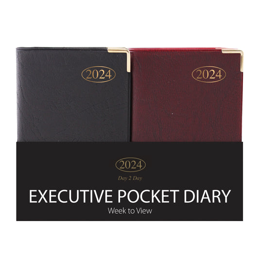 Single 2024 Week To View Luxury Pocket Diary