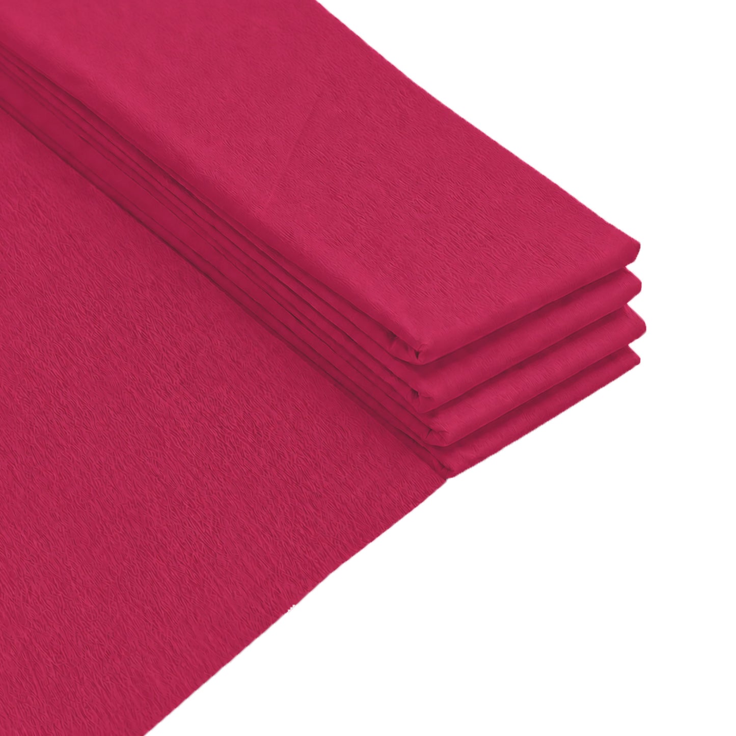 Pack of 5 Wine Crepe Paper Sheets 50cm x 2m 17GSM 35% Stretch Craft Paper