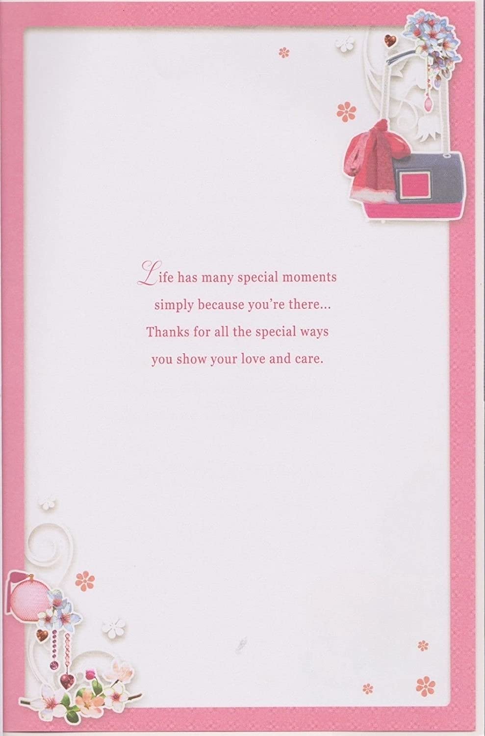 50th Birthday to My Wife Opacity Card