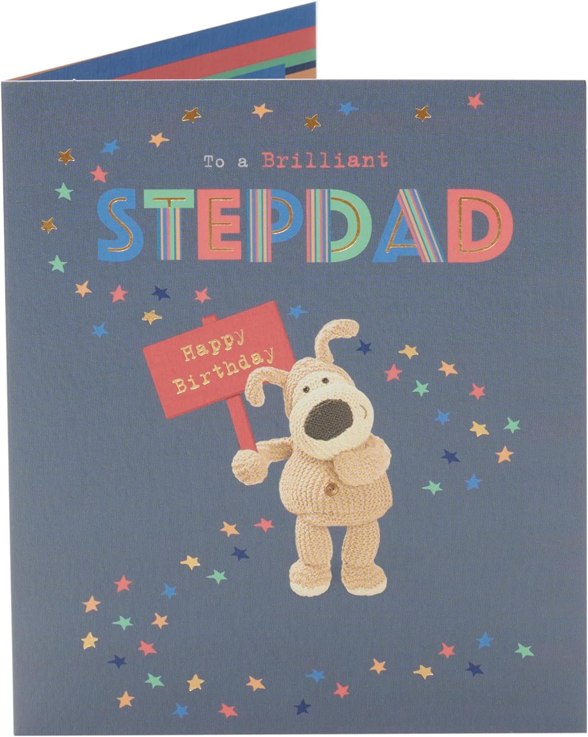 Boofle Cute Design Stepdad Birthday Card