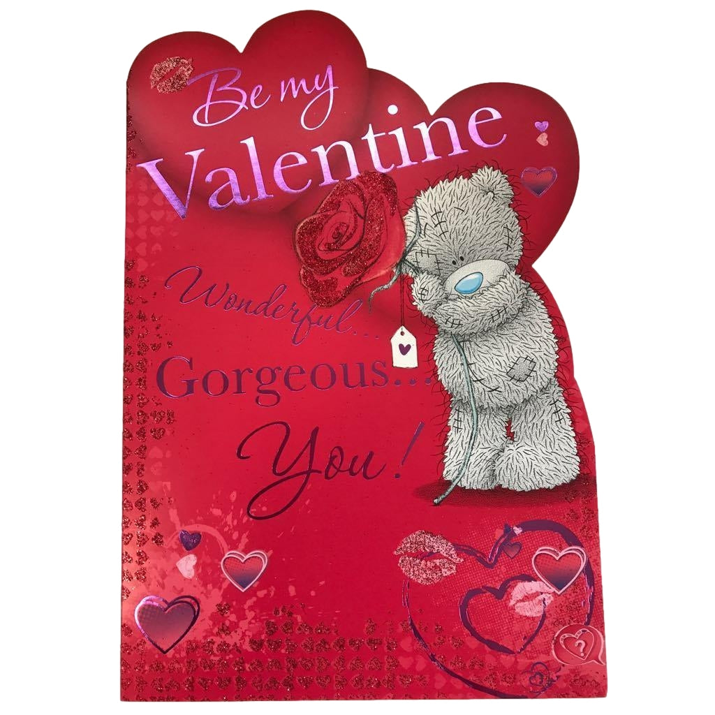 Be My Valentine Me to You Tatty Teddy Bear Valentine's Day Card