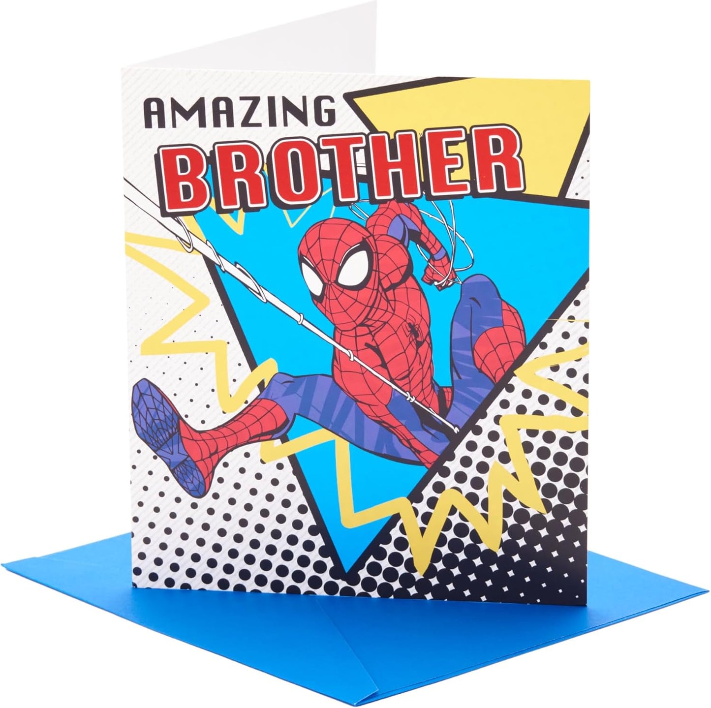 Marvel Spider-Man Classic Comic Design Brother Birthday Card