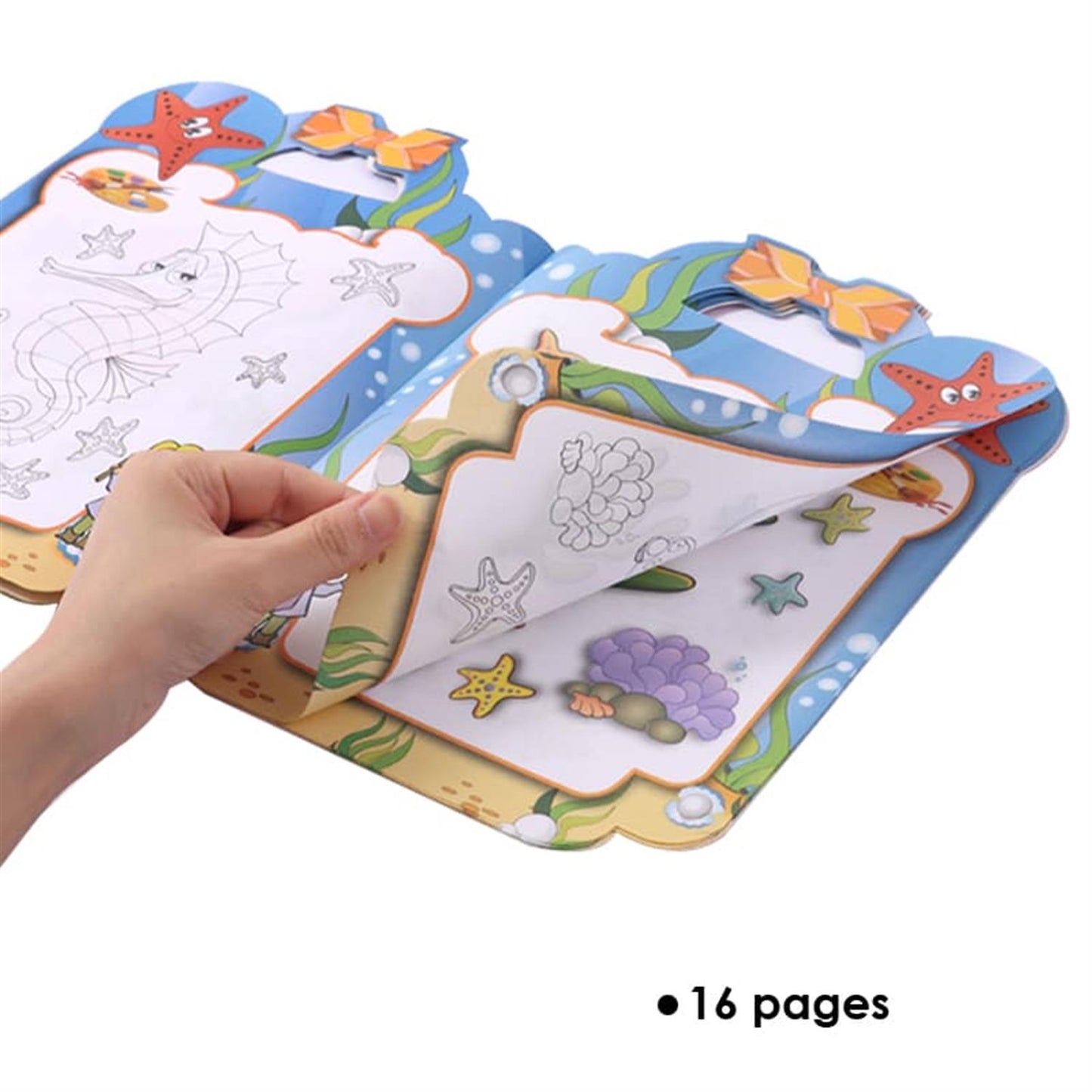 16 Pages Painting Books with Handle