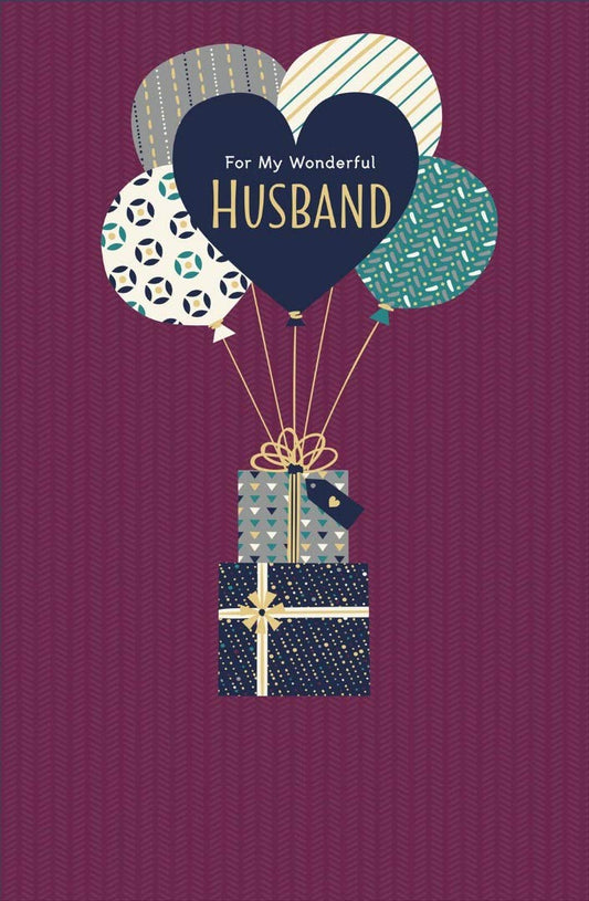 For My Wonderful Husband Greeting Card 