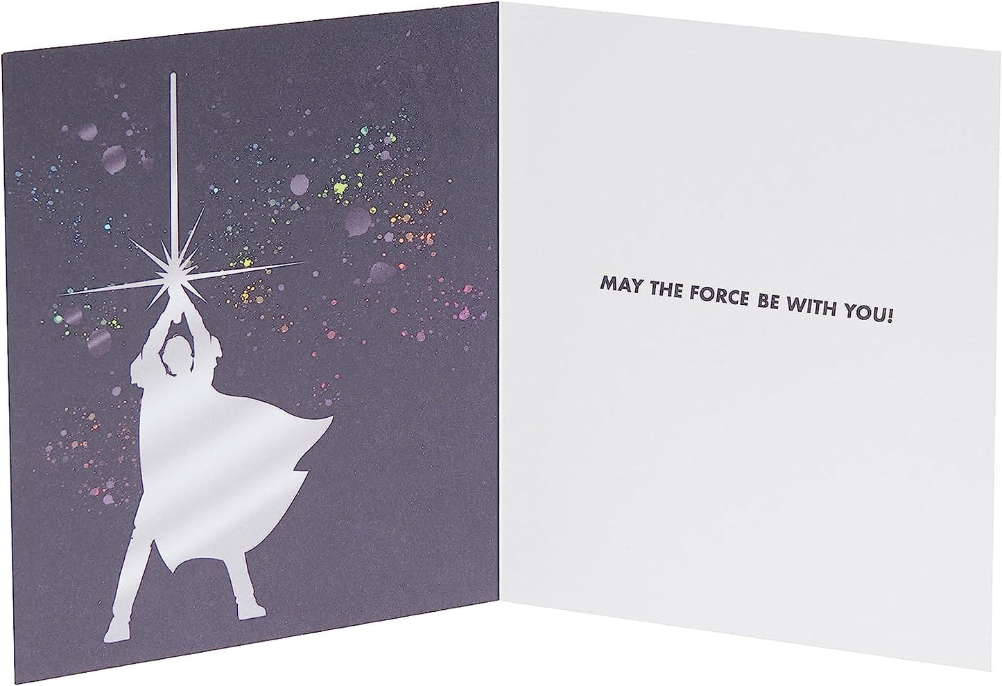 Star Wars Colourful Design, With Luke Skywalker Birthday Card