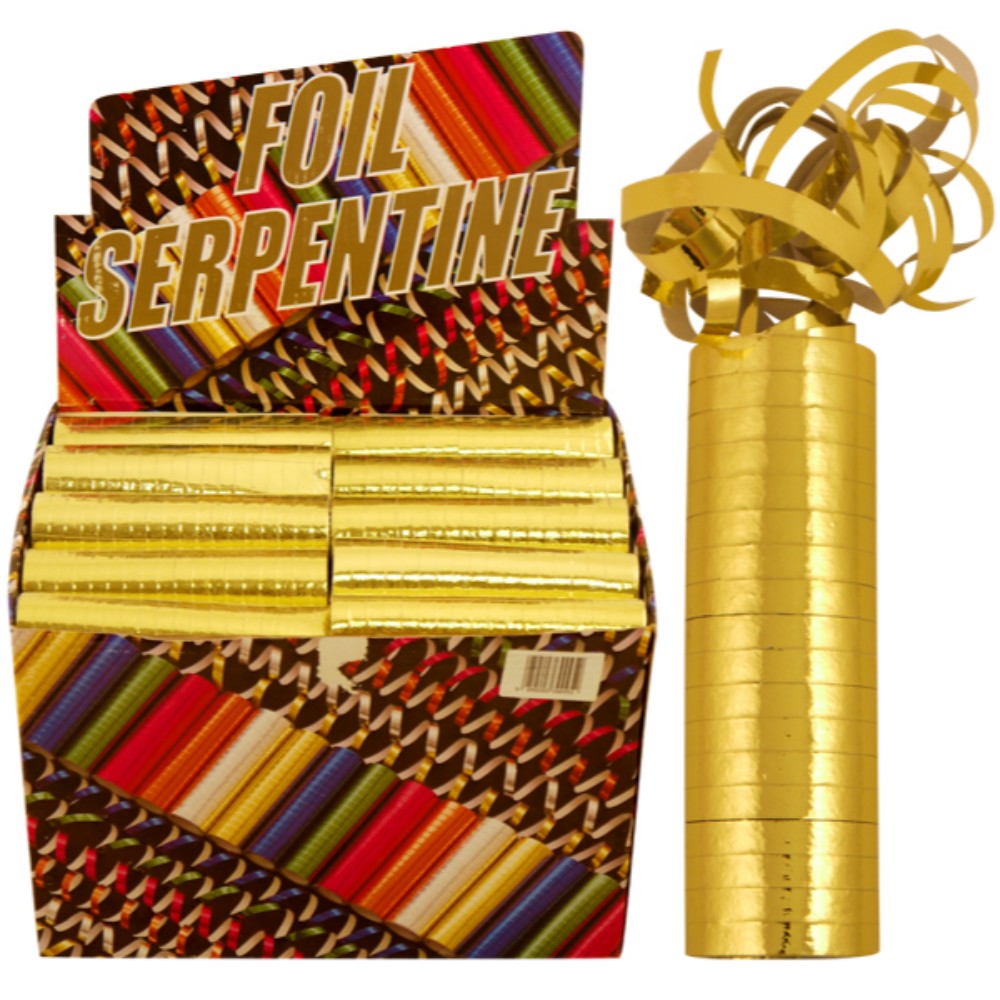 Streamer Foil Gold 18 Throws