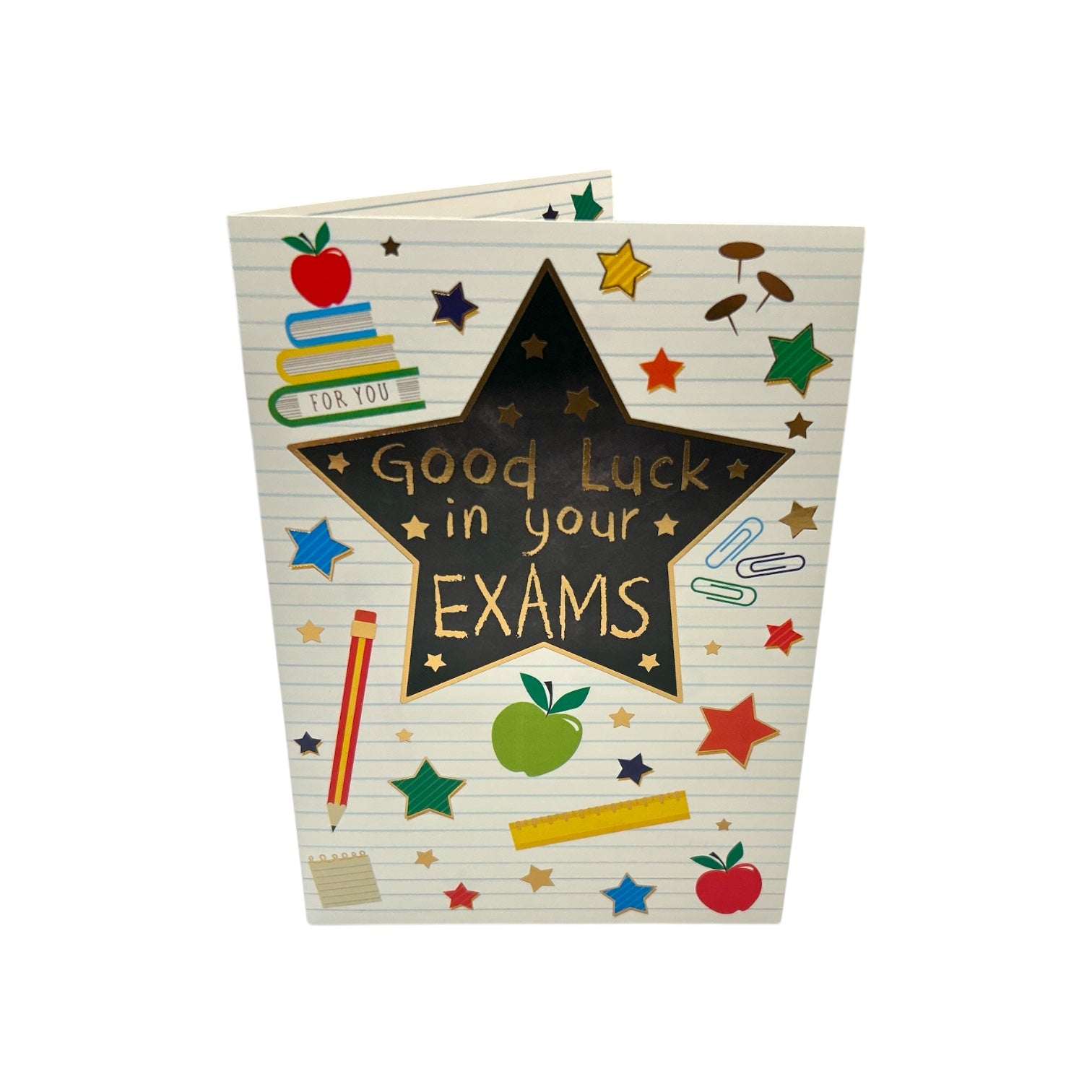 In Your Exams Star Design Good Luck Card– Shop Inc