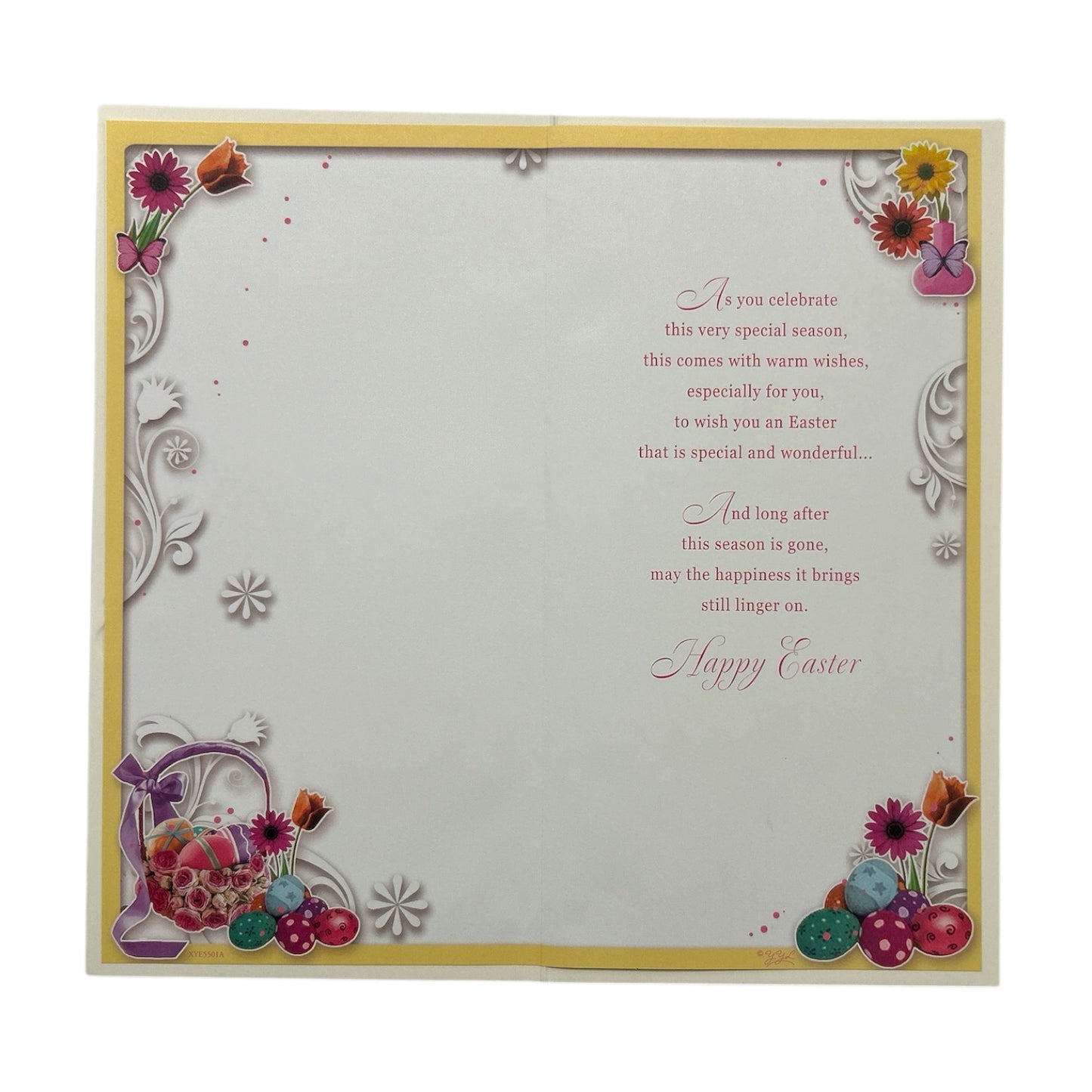 From All Of Us Basket of Eggs Design Easter Card