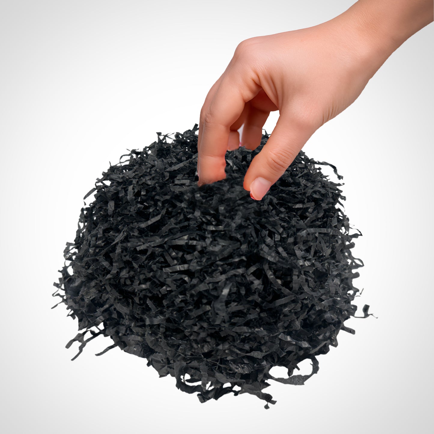 12 Packs of Black Tissue Shred 20g - Total 240g