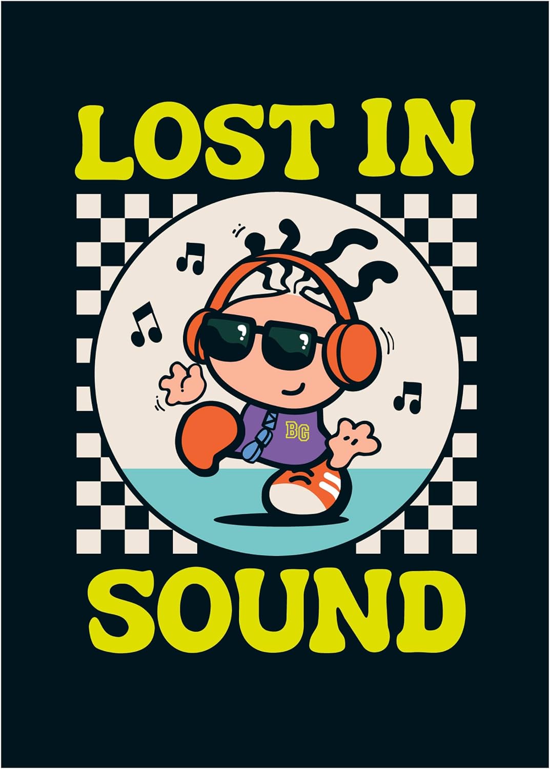 Lost In Sound Design Blank Greeting Card for All Occasions