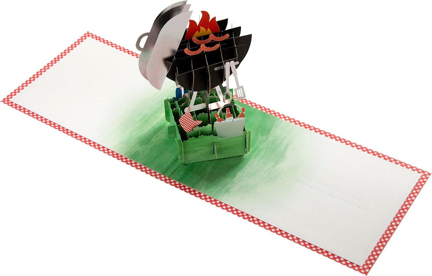 3D Barbeque Set Design Dad Father's Day Paper Wonder Card