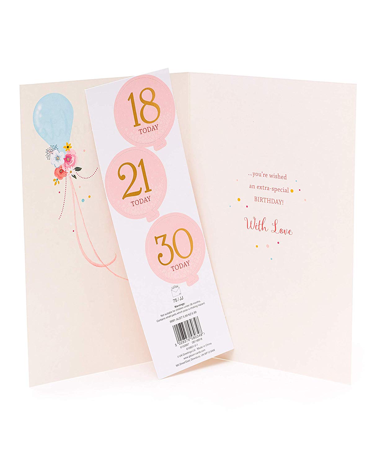 Daughter Birthday Card 18TH, 21ST AND 30TH